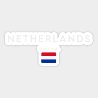 Netherlands flag, Holland flag Sticker